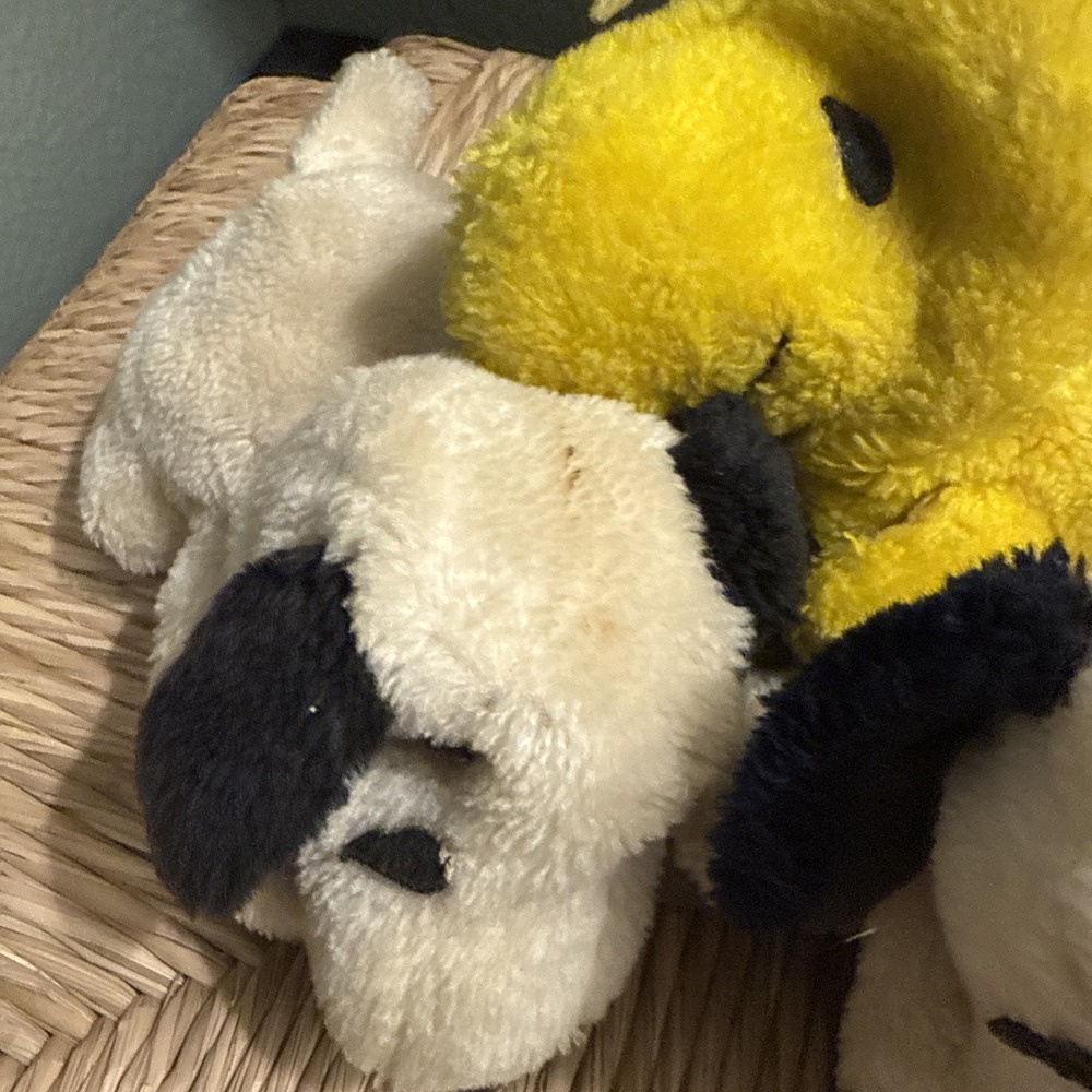 Vintage Peanuts Snoopy Woodstock Plush Lot of 3 Stuffed Animals Charlie Brown - Picture 3 of 9